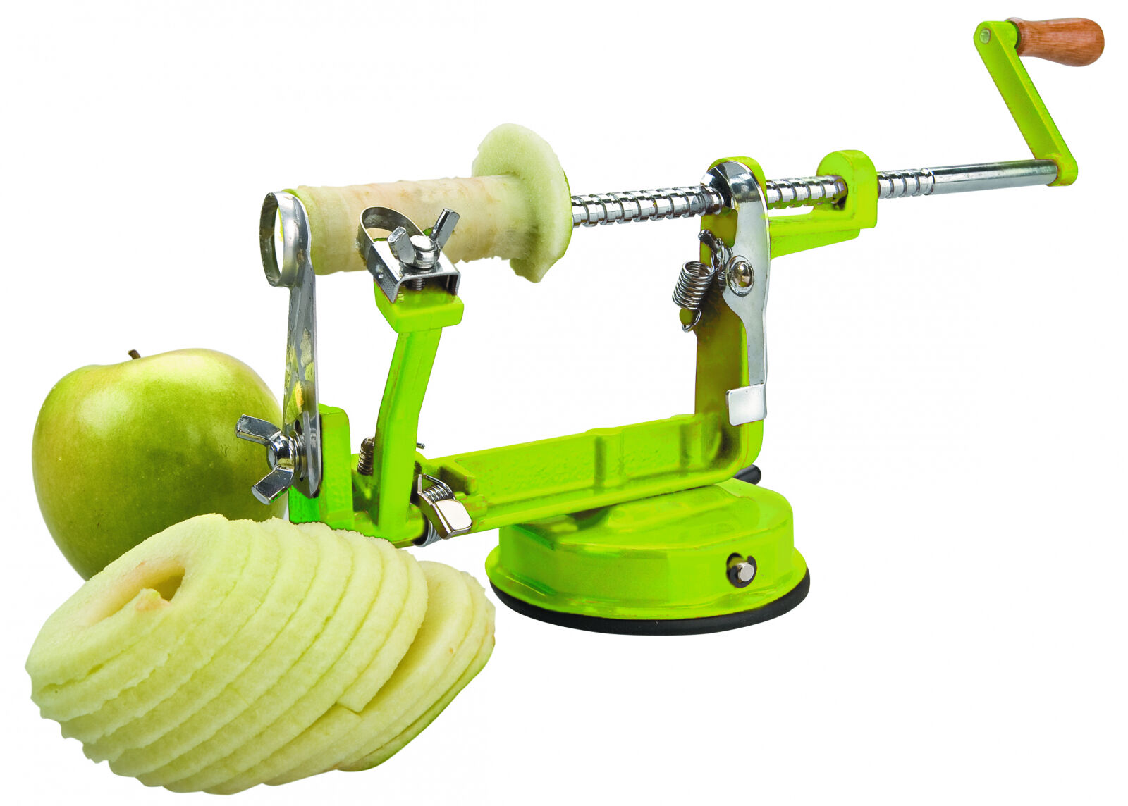 Škrabka na jablká Ibili, nehrdzavejúca oceľ, 33 cm, zelená