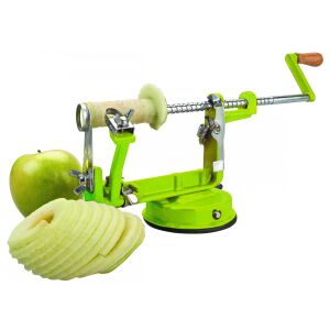 Curățător de mere verde cu lamă din oțel inoxidabil și bază de aspirație - Curatatoare legume si fructe