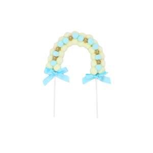 Cake Topper Blue Arcade Cake with Balloons 96731594 - Party Decoration