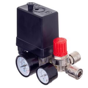 Technic PL400-2 400V Presostat compresor cu regulator și manometre duble - Accesorii compresoare