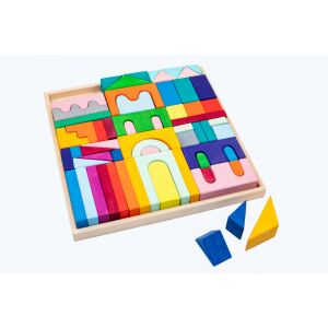 Marc Toys Didu fa építőkockák, 62 db, nyitott készlet - Marc Toys