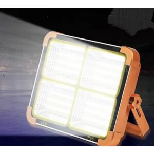 Hordozható 200W LED Napelemes Munkalámpa USB Töltőporttal - Napelemes lámpa