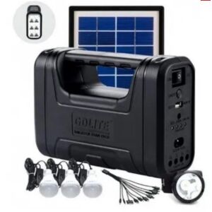 GD-Lite 1 Zestaw Solar Power z USB i 3 żarówkami LED. Przenośny generator solarny do kempingu i sytuacji awaryjnych. - Latarnia słoneczna