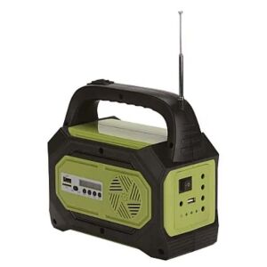 GD-8073 Napelemes kemping készlet FM rádióval, USB Powerbankkel és LED zseblámpával - Nonbrand Napelemes lámpa