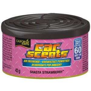 Освежител за въздух за кола California Scents Shasta Strawberry, 42g, дълготраен аромат - Освежител за кола