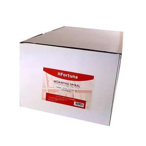 Fortuna műanyag spirálkötő, 19mm, 121-150 lap, fekete, 100 db - Fortuna