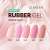 Claresa Rubber Gel, köröm építő gél, UV LED, rózsaszín, nude, natúr, árnyalatok, színpaletta