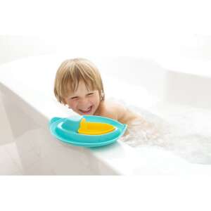 Quut Sloopi fürdőjáték csónak, kék és sárga, kádban - Quut