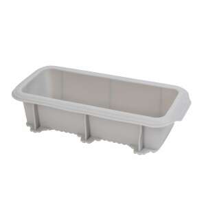 Szürke szilikon sütőforma kenyérhez, kalácshoz vagy desszerthez, 27,5 x 12,5 x 6,2 cm - Bewello