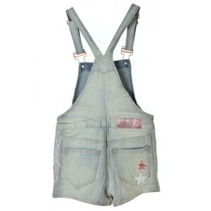 Desigual Vidal világoskék lány nyári kantáros nadrág – 5-6 év 128368428 - Desigual