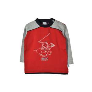 BH piros, hosszú ujjú kisfiú póló – 6 hó 36062892 Gyerek hosszú ujjú pólók - Pamut