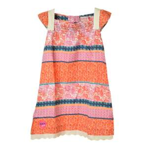 Boboli narancssárga mintás lány ruha – 104 36063016 Boboli Kislány ruhák