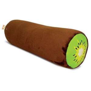 The Fruit kivis plüss díszpárna, 16x47 cm, barna és zöld, díszpárna - Díszpárna