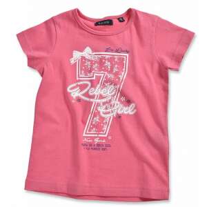 Blue Seven pink cotton t-shirt for girls with Rebel Girl print - Kids' T-Shirt