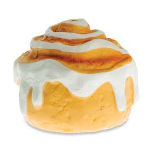 Sweet Shop habszivacs édesség figura – fehér csiga, a white cinnamon roll shaped squishy toy - Figure