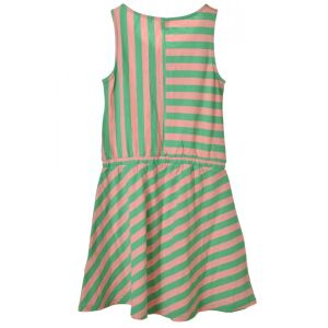 s.Oliver Lányruha - Zöld-Rózsaszín Csíkos - Ujjatlan - 152 127394499 - S.Oliver