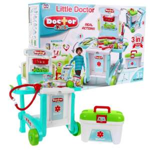 Játék orvosi rendelő kerekekkel és orvosi táskával 36094156 Szerepjátékok