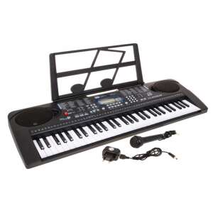Synthesizer with 61 Keys, Digital Display, and MP3 Input