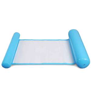 Nafukovací sieťovaný matrac s pumpou modrý 36095850 Plážové matrace