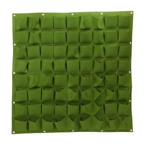 72 pocket wall mounted plant holder, green, vertical garden, indoor and outdoor use - Plant Stand