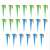 Self-watering spikes for plants, set of 20, blue and green, drip irrigation system