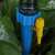Self-watering spike for plants, blue, with bottle, drip irrigation system