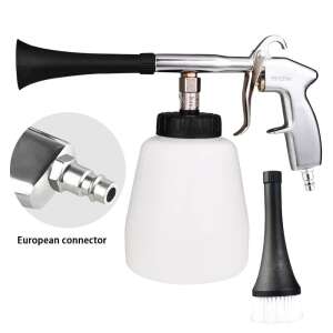 Car interior cleaner with European connector, quick drying, spray bottle, brush, nozzle - Car Care Tool