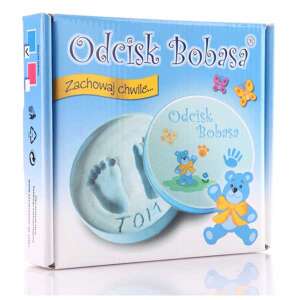 Kéz vagy láb lenyomat készítő #kék 36111506 Fejlesztő játékok babáknak