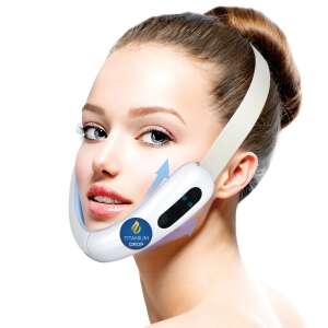 Masajor facial EMS cu microcurent și terapie LED, marca Titanium Drop - Dispozitiv de îngrijire facială