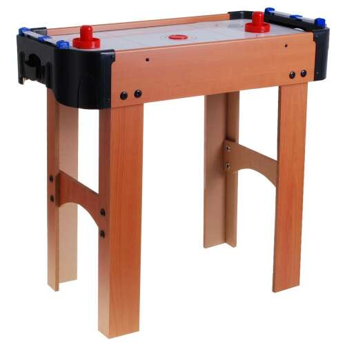 Mini air hockey table, wooden, tabletop game, kids game, family fun