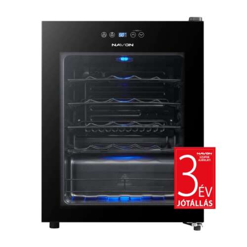 Navon VINO24 24 palackos Borhűtő 66l #fekete