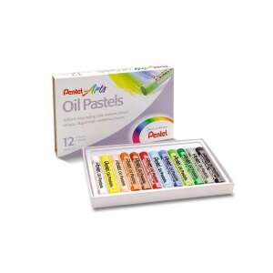 Pentel Arts Olajpasztell, 12 szín, olajpasztell készlet dobozban - Pentel