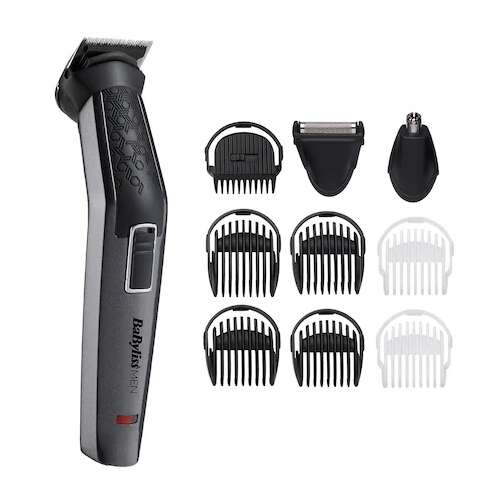 BaByliss Carbon Titanium 10in1 Facial and Body Hair Removal Kit #black-grey (MT727E)