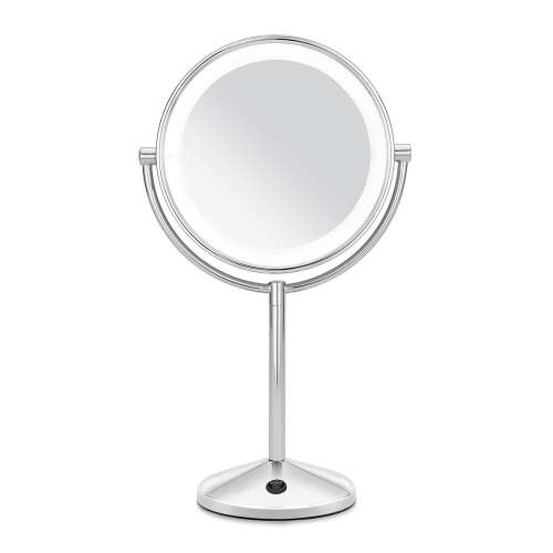 BaByliss 9436E 10x magnifying double-sided cosmetic mirror with LED lighting