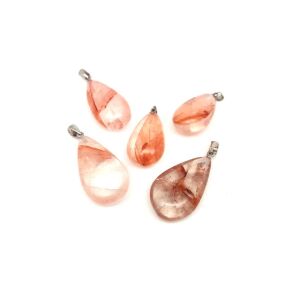 Hematoid Kvarc Csepp Medál - Vörös 120423581 - Női kiegészítő