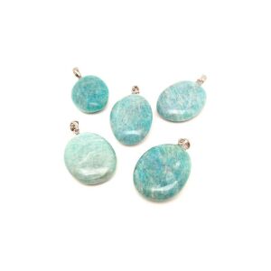 Lencse medál Amazonit AA (MDG) 120423589 - Női kiegészítő