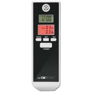 Clatronic AT 3605 Alkoholtester, schwarz-weiß, digitales Display, Atemalkoholtester - Alkoholtester