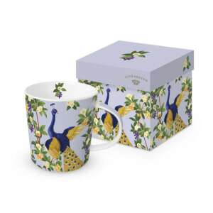 Porcelán bögre páva mintával, 0,4l, Sommerappartement Pfau, Schöner Wohnen márkájú - Nonbrand Bögre