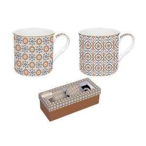 Atmosphere Geoethnic porcelán bögre szett, 2 bögre, 300ml, dobozban - Bögre