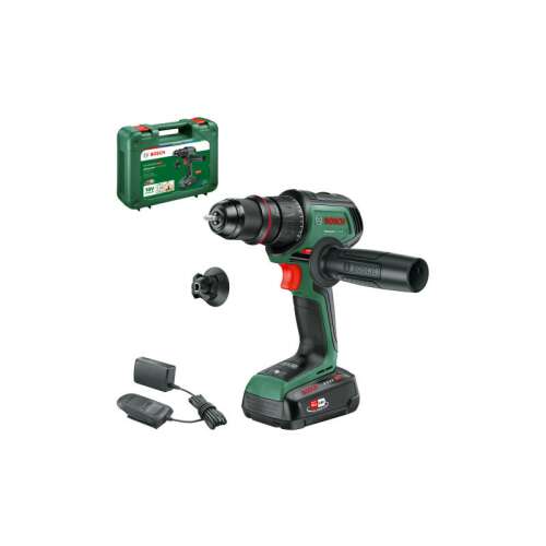 Bosch AdvancedDrill 18V-80 akkus fúrócsavarozó 78 Nm nyomatékkal, 1 x 2,5 Ah akkumulátorral, töltővel és szállítókofferrel