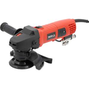 YATO 1300W száraz-nedves polírozó, piros és fekete szerszám vízzel való csatlakozással - Yato