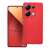Forcell Soft szilikon tok a Xiaomi Redmi Note 13 Pro 4G-hez, piros telefontok, a kamera kivágásának bemutatása