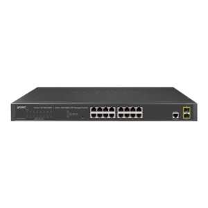 PLANET 16-Port Layer 2 Managed Gigabit Ethernet Switch + (GS-4210-16T2S) 96942120 - Planet