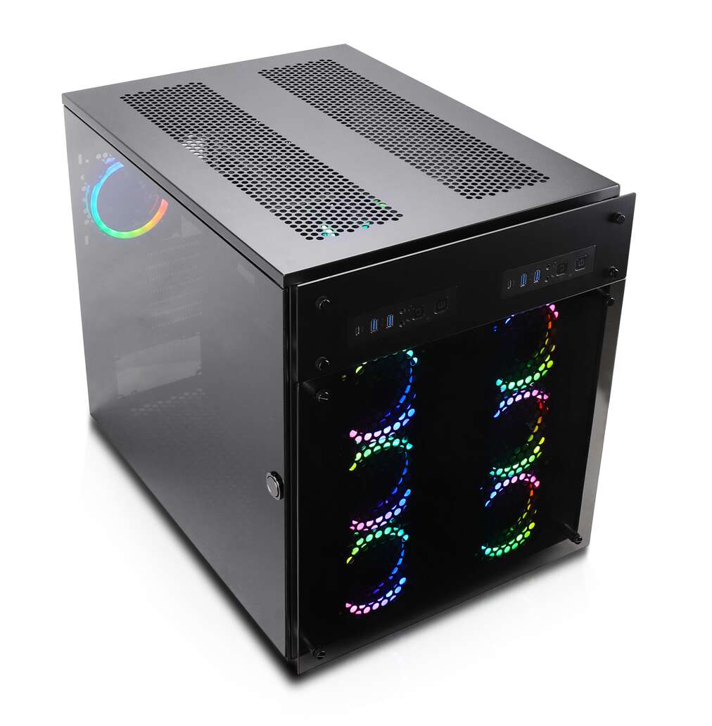 Nanoxia dual system streaming számítógépház - fekete