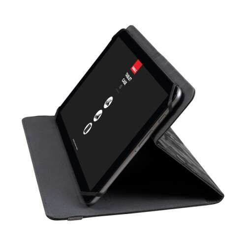 Umax Tablet Case 10, uniwersalne etui na tablet 10,1 cala, kamuflaż wojskowy, czarny, widok pod kątem