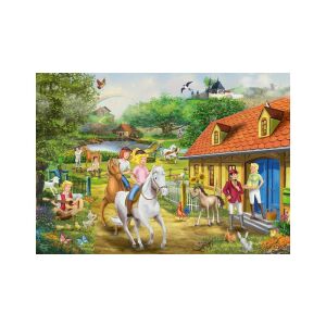 Schmidt Spiele Bibi & Tina puzzle kép, Fun at the Martinshof jelenet - Schmidt