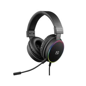 Sandberg HeroBlaster vezetékes gaming headset, fekete, RGB világítással - Sandberg