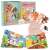 Farm Buddy finger puppet set with book, 5 finger puppets and a book with farm animals
