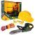 Nagy favágó készlet: toy chainsaw, safety helmet, goggles, and gloves with packaging
