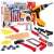Toy tool set for kids, includes a drill, hammer, saw, screwdriver, wrench, and other tools